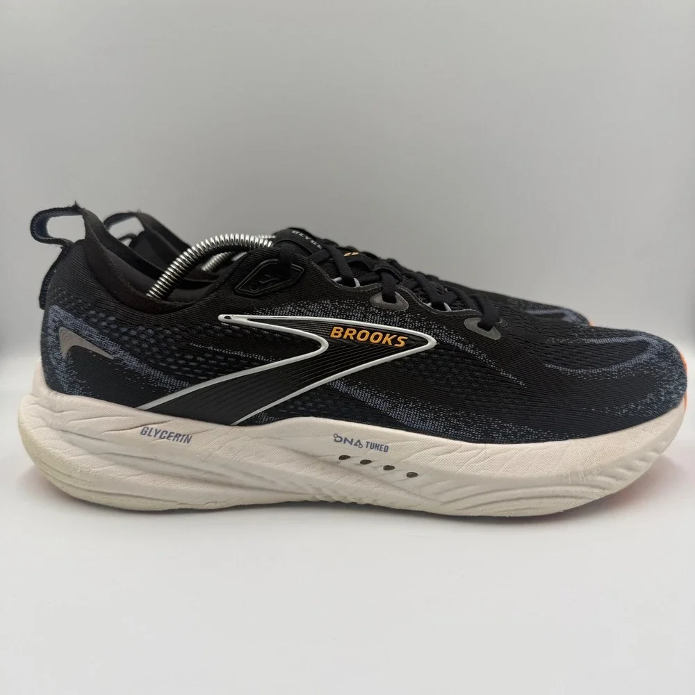 Brooks Glycerin 22 Black White Running Shoes Sneakers Men's Size 13 DNA Loft